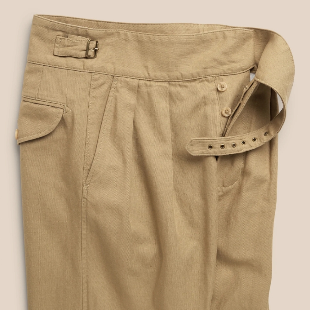 Gorgeous Utilitarian Khaki Heritage Explorer Pants - Picture 4 of 9